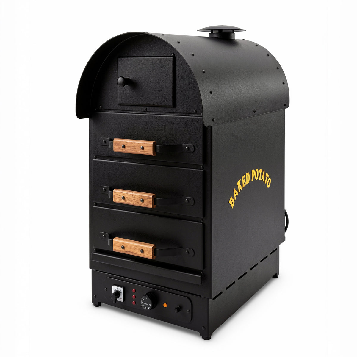 NASU MKFE30 commercial electric potato oven with three drawers