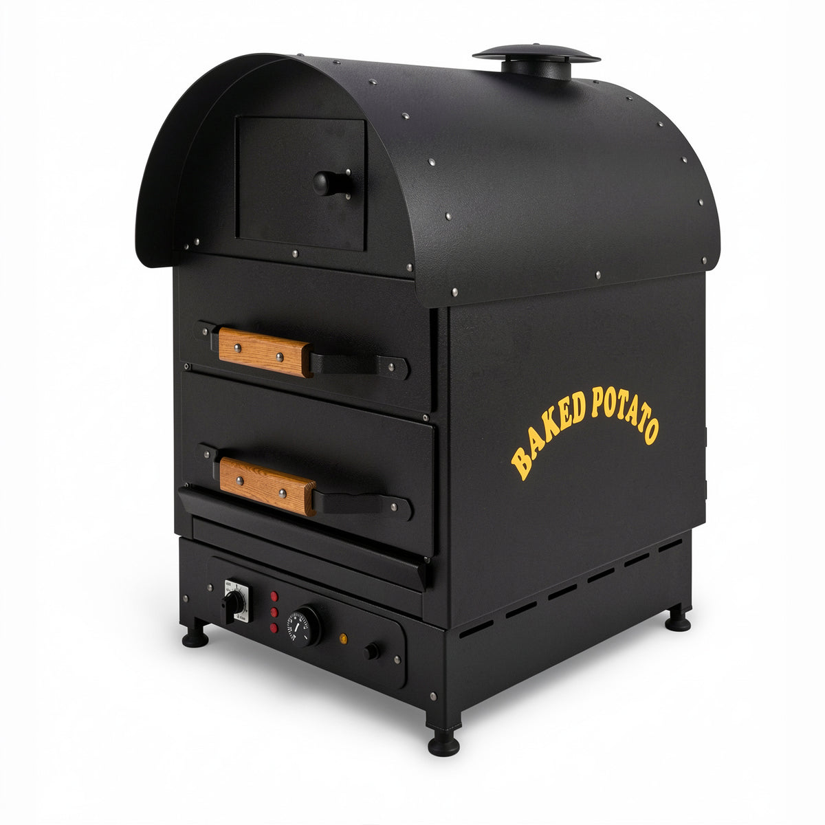 NASU MKFE20 commercial electric potato oven with two drawers